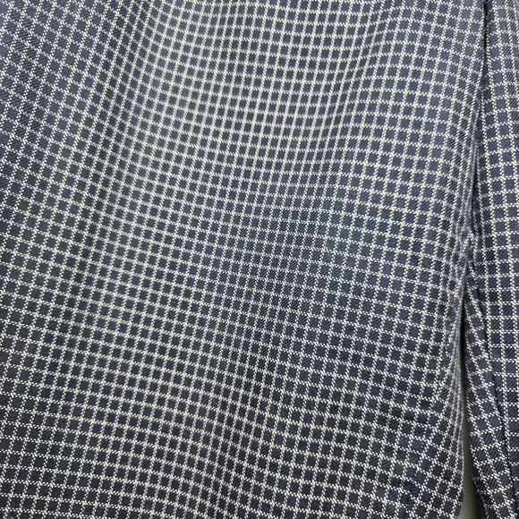 Limited Women's 90s Navy Checkered Curvy Dress Pants 4 - Picture 3 of 6